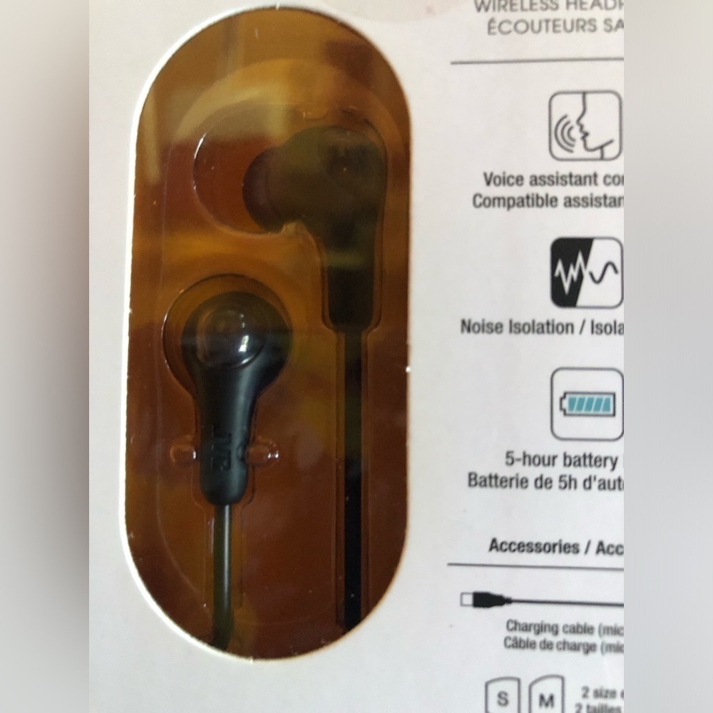JVC Bluetooth Earbuds - Color Black - Picture 3 of 3